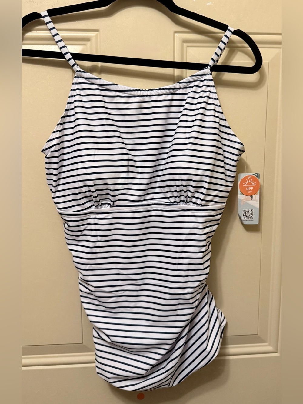 Attraco Tankini Navy and White Stripes UPF 50+ Size XL